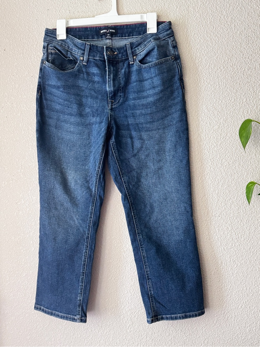 Nautica Dark Blue Straight-Leg Women’s Jeans